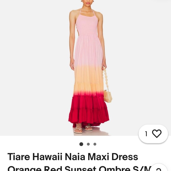 REVOLVE TIARE Hawaii New With Tags Naia Maxi Dress Small/Medium - Picture 2 of 9